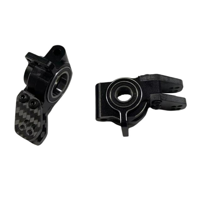 Repuestos de orugas de hobby para automóviles perfecl Accesorios de camiones de bricolaje metal 1:8 Modificación 1:7 Negro