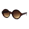 thumbnail image 3 of Lunettes de Soleil Rondes en Plastique Épais Mod Wizard Tout Marron, 3 of 4