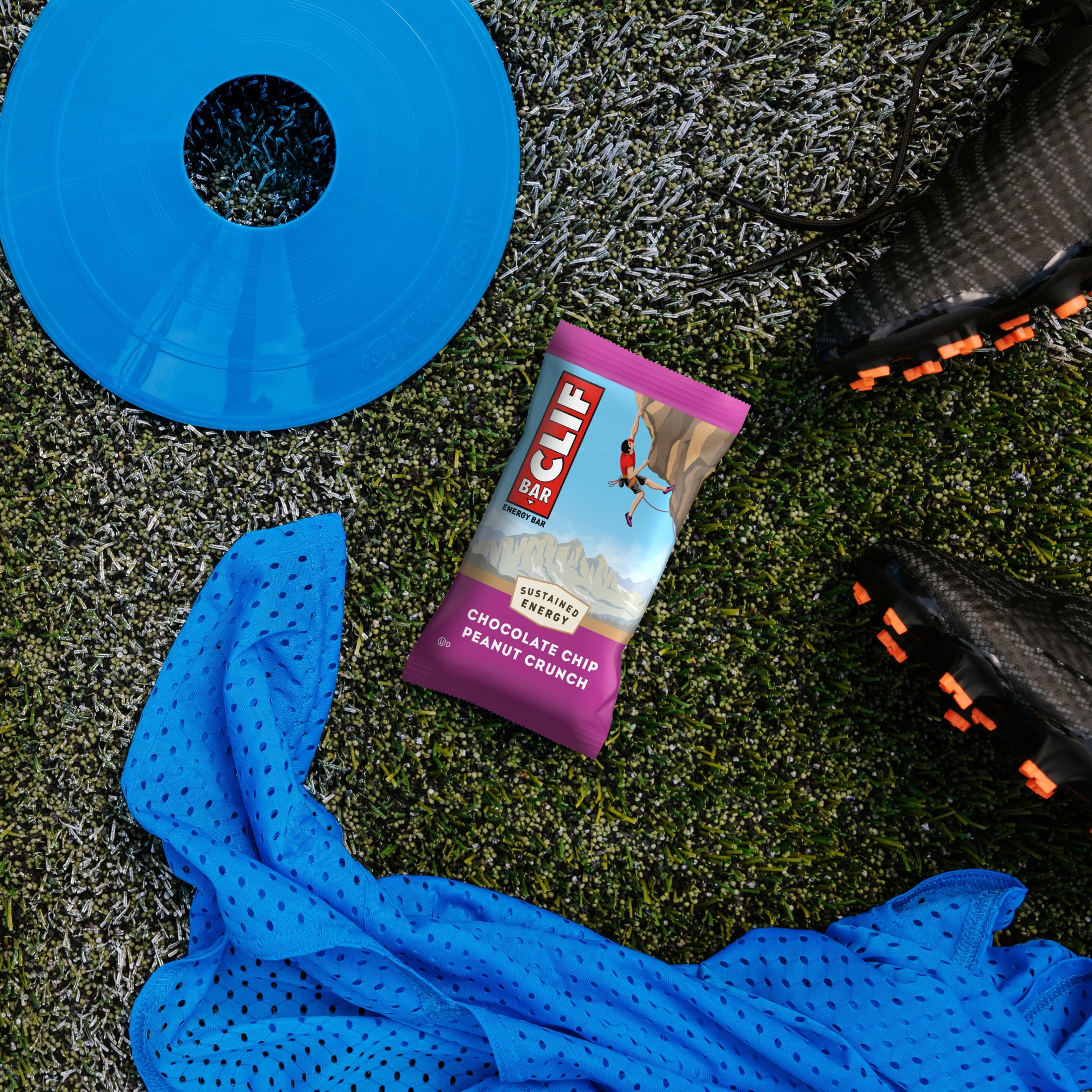 CLIF BAR Energy Protein Bars, Chocolate Chip Peanut Crunch, 5ct