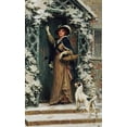 thumbnail image 2 of Knowles, George Sheridan 21x32 White Modern Wood Framed Museum Art Print Titled - Christmas Cheer, 2 of 4