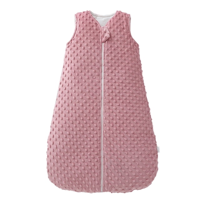 Laklulu Saco de dormir para bebé en otoño e invierno con chaleco cálido acolchado de algodón, rojo