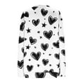 thumbnail image 5 of Craaazy Women's Valentine Half Zip Long Sleeve Sweatshirts Gifts, 5 of 5