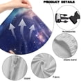 thumbnail image 6 of Uorisanigo Galaxy Gaming Chair Cover with Armrest Covers Wolf Computer Chair Covers with Elastic Edge Removable Rotating Chair Cover Dormitory Decor, 6 of 8