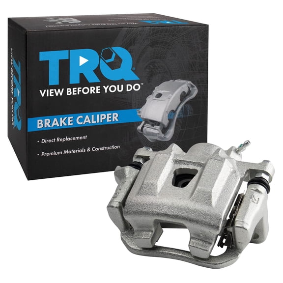 TRQ Rear Right Brake Caliper w/Bracket Passenger Side Compatible with 2004-2010 Toyota Sienna