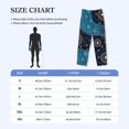 thumbnail image 4 of Fotbe Bohemian Turtle Pantalones de Pijama para Hombre, Pantalones de Dormir, Pantalones de Casa con Cintura Ajustable y Bolsillos-3X-Large, 4 of 6