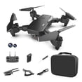 thumbnail image 1 of Mini DRONE ALTITUD HOLD WIFI Control remoto con volar plegable Quadcopter recargable Aviones de 6 ejes Drones RC Juguete Niños Cámaras duales Inevent EL006092-03B, 1 of 7