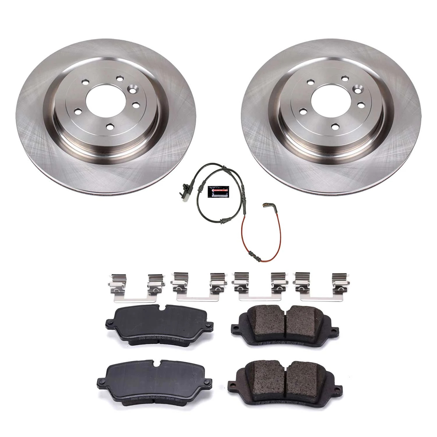 PowerStop Rear Stock Replacement Brake Pad and Rotor Kit Fits: LAND ROVER Select Models KOE7089