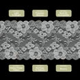 thumbnail image 4 of Uxcell 7 Inch Wide 5 Yard Lace Ribbon Floral Pattern White Lace Trim Ribbon for Sewing Making, and DIY Crafts, 4 of 5