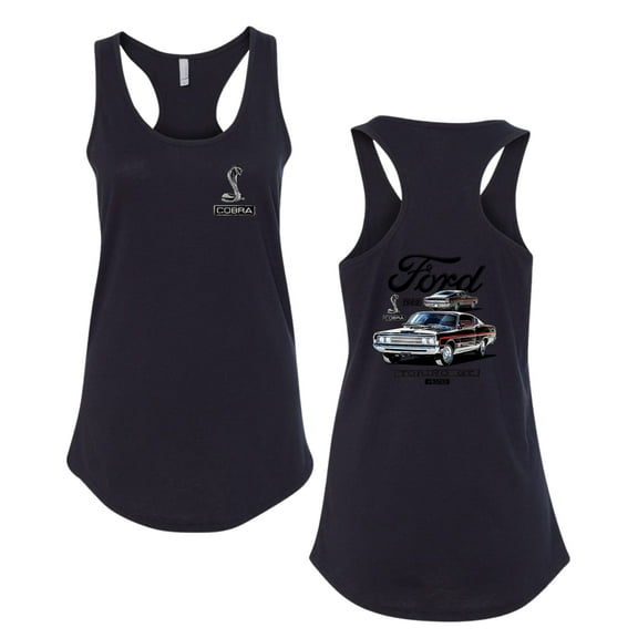 Wild Bobby Ford 1969 Torino GT 428 Classic Vintage Car Lover Women Racerback Tank Top