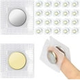 thumbnail image 2 of New Hidden Sew Magnetic Snap, 20 Pairs Invisible Hidden Sew in PVC Hidden Purse Closure Fastener Magnetic Snap Magnet Fastener for Handbag Clothing, 2 of 7