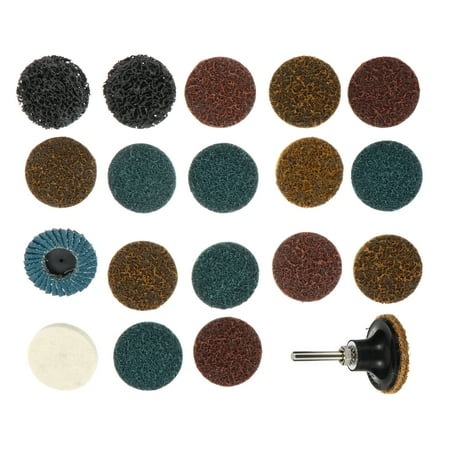 

70Pcs Sanding Discs Quick Change Disc with Tray Holder Rust Polishing Tool Set