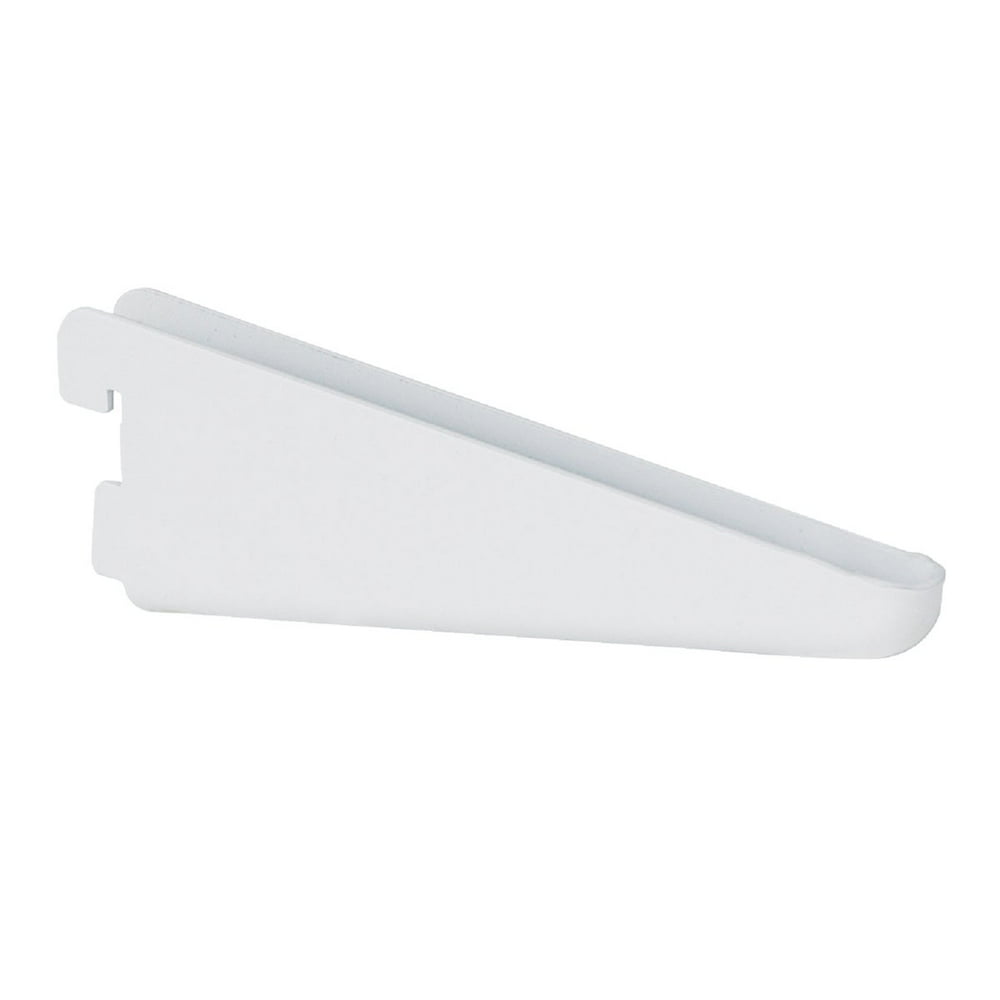 FreedomRail 61/2 In. White TwinTrack Shelving Bracket 7913100611