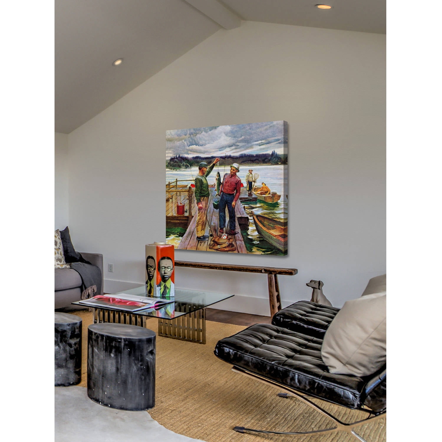 "The Big One" Painting Print on Wrapped Canvas
