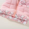 thumbnail image 6 of Vividxx Girls Jacket Toddler Boys Girls Sleeveless Winter Bowknot Solid Color Vest Jacket Coat Warm Party Outerwear Jackets Tops 12-18 Months, 6 of 9