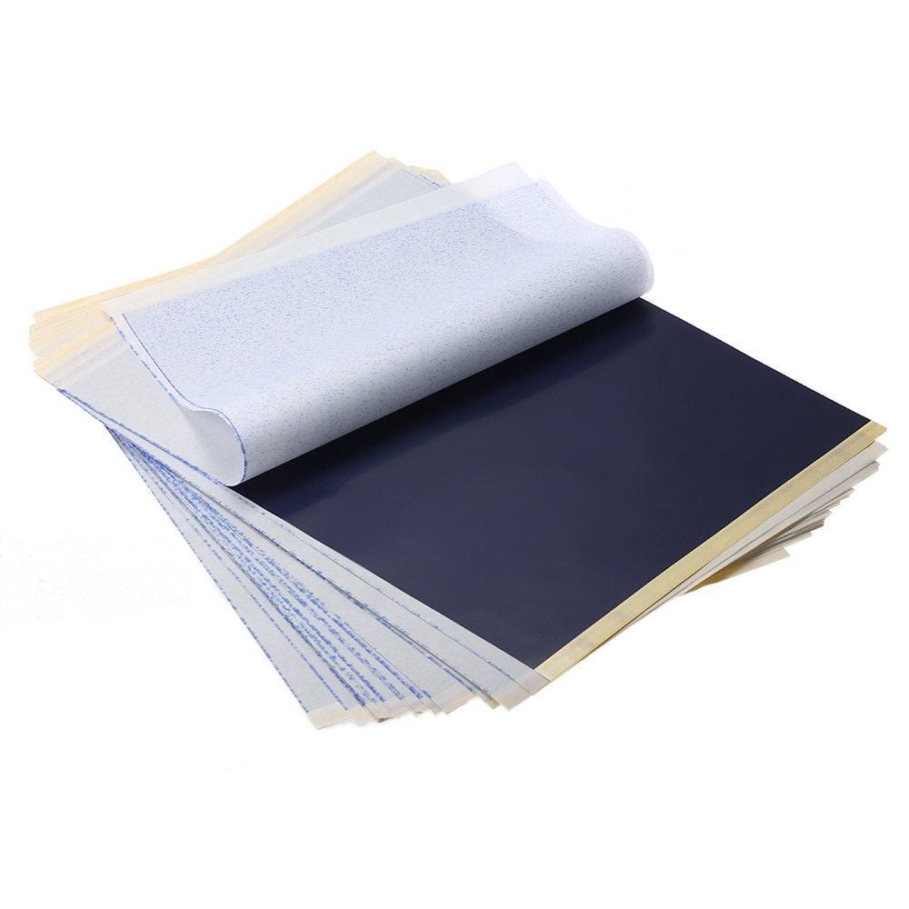 Tattoo Transfer Paper - 30 Sheets, 8.5" x 11" Thermal Stencil Paper for Tattoos, Custom Designs, Water Resistant, Adults