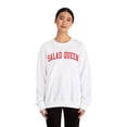thumbnail image 4 of Salad Queen Sweatshirt Gifts Crew Neck Shirt Long Sleeve Unisex, 4 of 5