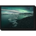 thumbnail image 2 of Amanti Art Canvas Art Framed 'Jokulsarlon Iceland' by Antonio Carrillo Lopez Grey, 2 of 5