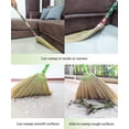 thumbnail image 5 of Thai Vintage Retro Grass Broom Stick  Straw For Wedding Jumping Witch House Long With Solid Wood Handle - Primitive Sweeping Dirt Dust Garbage, 5 of 8