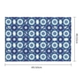 thumbnail image 3 of Lsque Vintage Blue Pattern Flag,Vintage Blue Printed Garden Flag 48 x 72 in - Double Sided Small Flags for Yard, 3 of 9