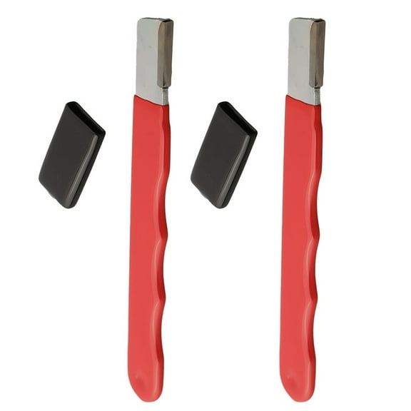 2pcs Pruning Sharpening Stone Garden Shear Scissors Sharpener with Lid Pocket