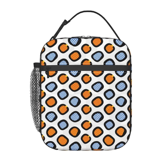 Leopard Insulated Lunch Bag Reusable Lunch Box For Women Men Leakproof Thermal Meal Prep Tote With Clip-on Buckle Handle Side Water Bottle Pocket