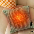 thumbnail image 5 of USB Heated Body Pillow Case - Heating Lumbar Pillow Cover for Back Pain Relief Super Soft Velvet Warmer Heating Pillow for Cramp Abdomen Neck Back and Leg, 5 of 6