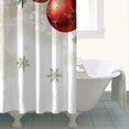 thumbnail image 4 of Christmas Shower Curtain,Welcome Christmas Snowflake Bathroom Curtain Elegant Bathroom Curtains for Apartment Bathroom Decor Christmas, 4 of 5
