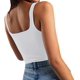 thumbnail image 2 of Women's Sleeveless Strappy Tank Square Neck Double Layer Workout Fitness Casual Basic Crop Tops Kuyhfg Bienvenido a Kuyhfg, 2 of 3