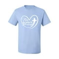 thumbnail image 2 of Wild Bobby His Grace Is Enough Heart Inspirational/Christian Men Graphic Tee, Light Blue, 3X-Large, 2 of 5