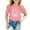 F212 Pink, variant on Curuila Kids Child Girls Boys Shirt Happy Easter Short Sleeve Cute Cartoon Print Crew Neck Comfortable T Shirt White Size 6-7 Years
