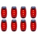 thumbnail image 1 of Luz Trasera de Seguridad de 8 Piezas, Luz Trasera de Bicicleta Roja Intermitente Impermeable, Adecuada para Correr, Caminar, Andar en Bicicleta, Casco, Etc., 1 of 5