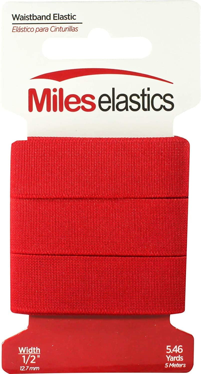 Miles Elastic Waistband Elastic, Braided Elastic, Strong Elastic