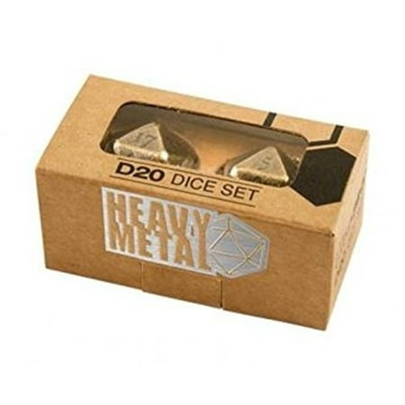 Metal Combo Dice - Ultra Pro Heavy Metal D20 Dice- Antique Bronze (Set of 2)