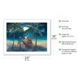 thumbnail image 2 of Santa in Outrigger Canoe - From an Original Watercolor Painting by Peggy Chun - Bamboo Fine Art 290gsm Paper Print (Unframed) 18x24in, 2 of 4
