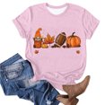 thumbnail image 2 of Camisetas de Manga Corta para las Mujeres, Lindo Pollo Granja Impresión Camiseta, Casual Mamá Tee Blusa Ligera, 2 of 3