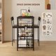 thumbnail image 4 of Garvee Juego de Comedor Alto 3 Piezas para 2 con Estante de 3 Niveles – Estilo Industrial, 4 of 8