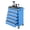 Blue, variant on Heavy Duty 5-Drawer Rolling Tool Chest Cabinet with Lock, Liners & Mobile Storage for Garage 24.2*13.78*34 inch Blue