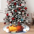 Adobk Happy Beer Mug Illustration Print Christmas Tree Skirt Christmas