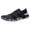 Black, variant on Women's Trail Running Barefoot Shoes Wide Toe Box Minimalist Sneakers Zero Drop Water Shoes Black 36