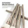 thumbnail image 5 of Makeup Brushes 11 Pcs Easy-taken Travel Makeup Brush Set Foundation Eye Shadows Blush Face Powder Concealer Mini Make up Brushes with Case (Champagne), 5 of 9