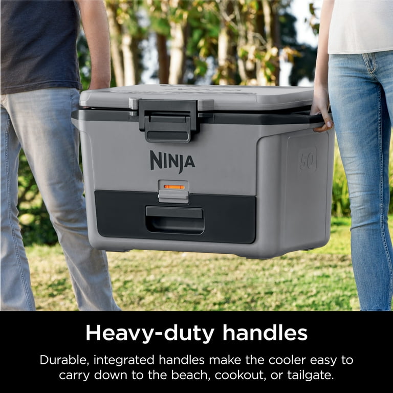 Ninja FrostVault 50qt Hard Cooler, Dry Zone, 6-Day Ice Retention