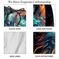 thumbnail image 4 of luoweisi Men's Beach Shorts Quick Dry Swim Trunks with Mesh Lining Wolf XL, 4 of 5