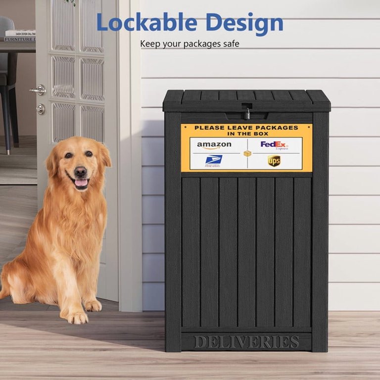 Bifanuo Package Delivery Box for Porch, 48 Gallon Waterproof