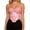 tank 119#Pink, variant on Women Tank Tops Mesh Camisole with Built In Bras Shining Crystal Rhinestone Detachable Straps Bustier Casual Outdoor