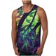 thumbnail image 2 of Camiseta sin mangas de cuello redondo para hombre, ropa deportiva para el hogar, pijamas, camiseta de color liso, blusa deportiva, blusa de poliéster para hombre, 2 of 5