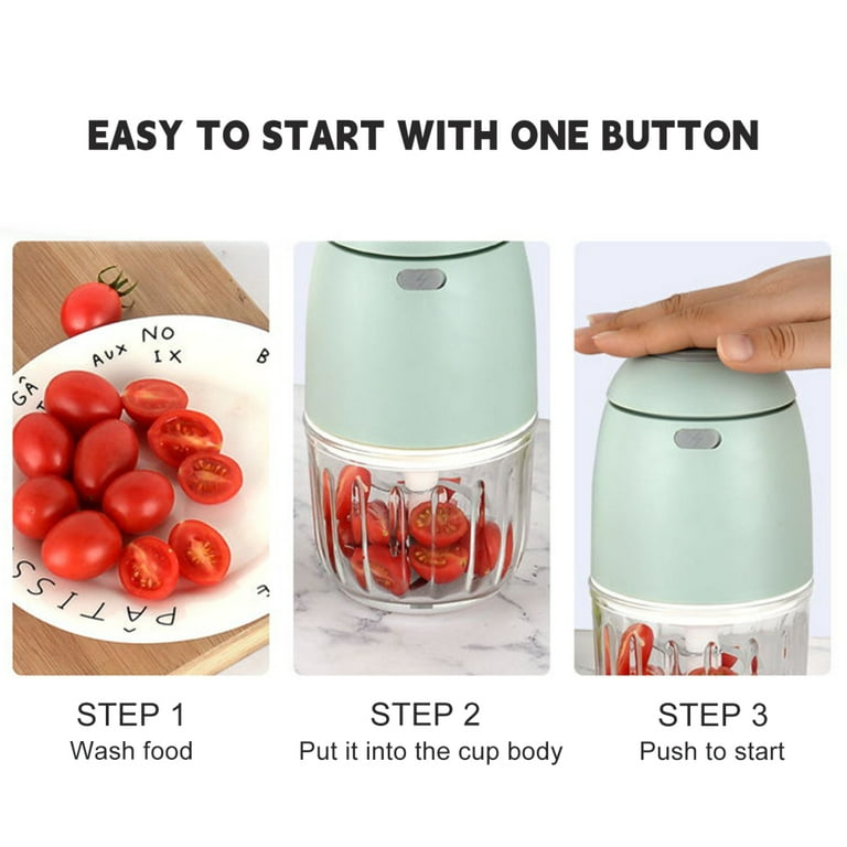 Electric Mini Garlic Mixer, Multifunctional Baby Food Supplement