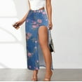 thumbnail image 4 of FcBaudy Jupes pour Femmes, Robes Midi pour Femmes, Robes d'Été pour Femmes Jupe en Denim à Fente Haute pour Femmes Robe Femme, 4 of 7