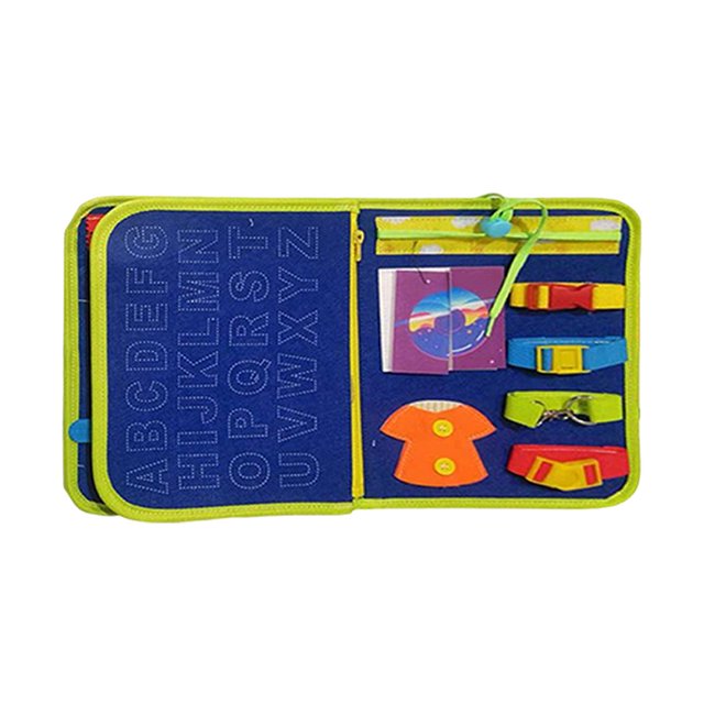Vogacara Tablero ocupado para niños pequeños Aprendizaje básico Aprendizaje temprano Sensorial Desarrollo de jardín de infantes Juguetes interactivos Juguetes Educativos Tipo3 Vogacara FN000518-02