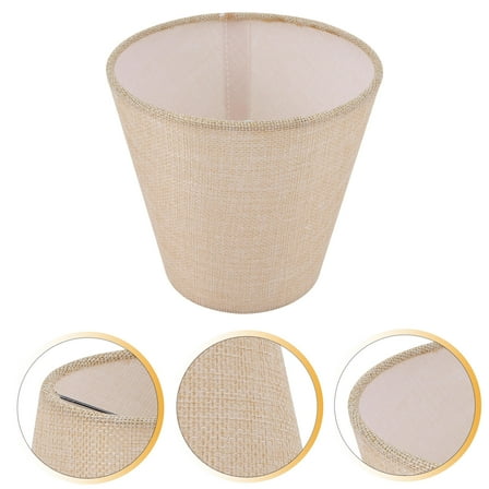 LOLIPPYY 3Pcs Cloth Drum Lamp Shade Round Beige for Table Lamp Floor Lamp