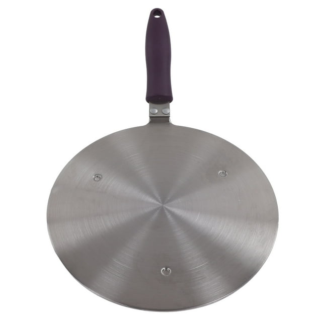 Heat Diffuser Plate, Safe Convenient Wear Resistant Sturdy Stainless Steel Heat Diffuser Plate With Handle For Gas Stove 21.5cm/8.46in